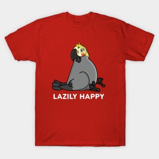 Lazily Happy cocktiel T-Shirt